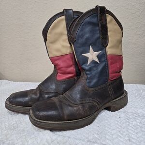 Rebel™ by Durango® Patriotic Pull-On Western Flag Boot Mens Size 9.5